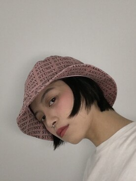 「working style」｜「アイテム（帽子）」を使った、SHELLYさん（レディース・155cm）の春コーディネート