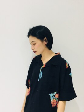 「stussywomen」｜SHELLYさん（レディース・155cm）の春コーディネート