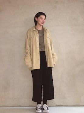 「stussywomen」｜SHELLYさん（レディース・155cm）の春コーディネート