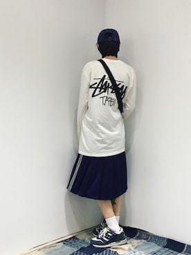 「stussywomen」｜SHELLYさん（レディース・155cm）の春コーディネート