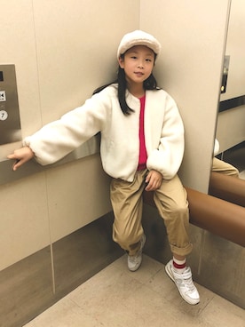 Na⓪さん（キッズ・135cm）の冬コーディネート