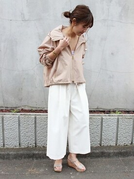 「Noble（ノーブル）のアイテム（ブルゾン）」を使った、mikiさん（レディース・163cm）の冬コーディネート