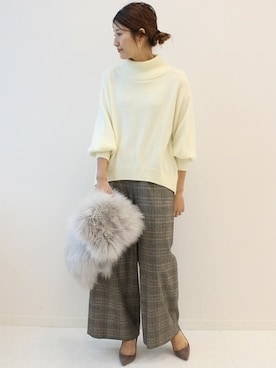 「Karl Donoghue（カール ドナヒュー）のアイテム」を使った、mikiさん（レディース・163cm）の秋コーディネート