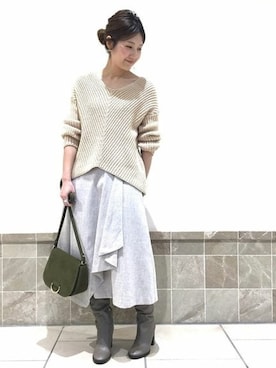 mikiさん（レディース・163cm）の冬コーディネート