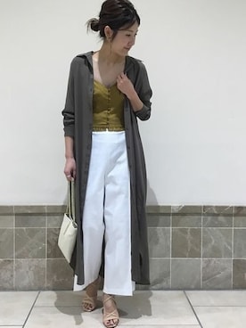 「SMIR NASLI（サミールナスリ）のアイテム」を使った、mikiさん（レディース・163cm）の春コーディネート