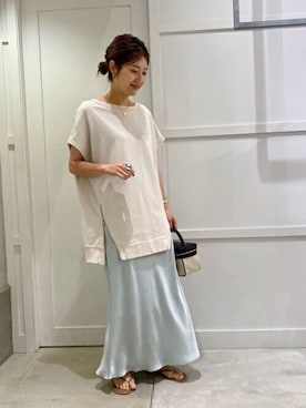 「Ch!iii BAG（チーバック）のアイテム」を使った、mikiさん（レディース・163cm）の夏コーディネート