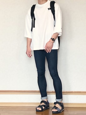 ざっきーさん（メンズ・178cm）の夏コーディネート