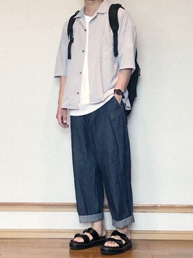 ざっきーさん（メンズ・178cm）の夏コーディネート