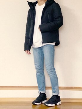 「jiggys shop（ジギーズショップ）のアイテム（ジャケット/アウター）」を使った、ざっきーさん（メンズ・178cm）の冬コーディネート