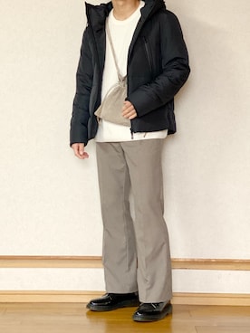 「jiggys shop（ジギーズショップ）のアイテム（ジャケット/アウター）」を使った、ざっきーさん（メンズ・178cm）の冬コーディネート