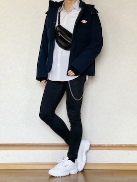 ざっきーさん（メンズ・178cm）の冬コーディネート