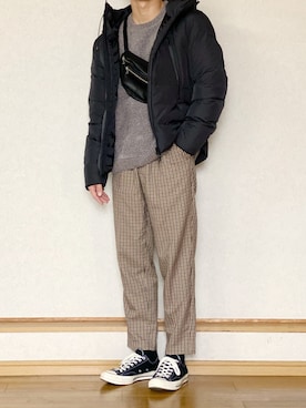 「jiggys shop（ジギーズショップ）のアイテム（ジャケット/アウター）」を使った、ざっきーさん（メンズ・178cm）の冬コーディネート