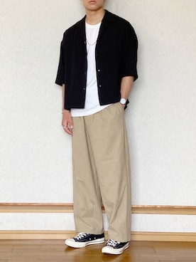ざっきーさん（メンズ・178cm）の夏コーディネート
