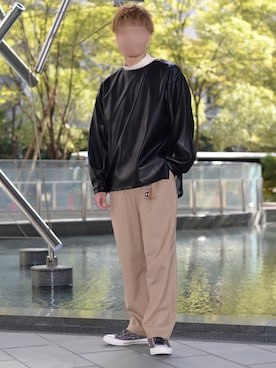 「アイテム（キーケース/キーアクセサリー、その他）」を使った、ざっきーさん（メンズ・178cm）の秋コーディネート