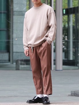 「アイテム（キーケース/キーアクセサリー、その他）」を使った、ざっきーさん（メンズ・178cm）の秋コーディネート