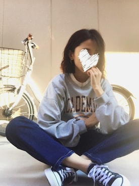 「SpRay PREMIUM（スプレイプレミアム）のアイテム（Tシャツ/カットソー）」を使った、tarot_yukaさん（レディース・149cm）の秋コーディネート