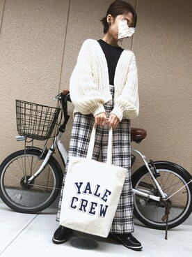 tarot_yukaさんの「【WEB限定】YALEトートバッグ」を使ったコーディネート