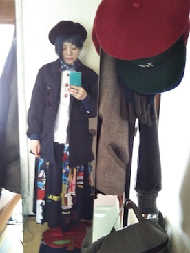 「rasox（ラソックス）のアイテム（ソックス/靴下）」を使った、Kaeさん（レディース・155cm）の春コーディネート