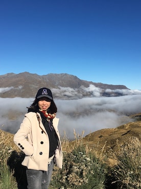 「cotton on（コットンオン）のアイテム（帽子）」を使った、danielleyunさん（レディース・155cm）の春コーディネート