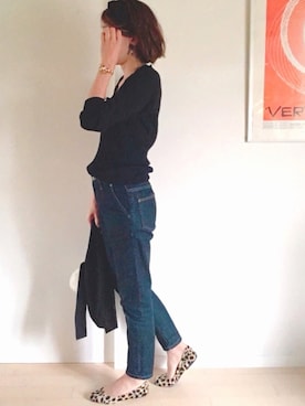「ivory court（アイボリーコート）のアイテム（ショルダーバッグ）」を使った、maaa☆さん（レディース・165cm）の秋コーディネート