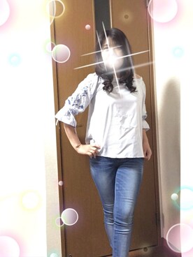 「C.C.CROSS（シーシークロス）のアイテム」を使った、さち(=^ェ^=)さん（レディース・153cm）の春コーディネート