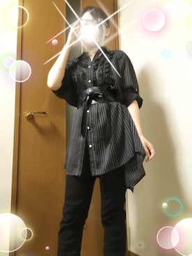 「テールカット」｜さち(=^ェ^=)さん（レディース・153cm）の夏コーディネート