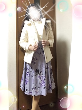「スナイデル」｜「アイテム（ダッフルコート）」を使った、さち(=^ェ^=)さん（レディース・153cm）の冬コーディネート