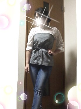 「C.C.CROSS（シーシークロス）のアイテム」を使った、さち(=^ェ^=)さん（レディース・153cm）の春コーディネート