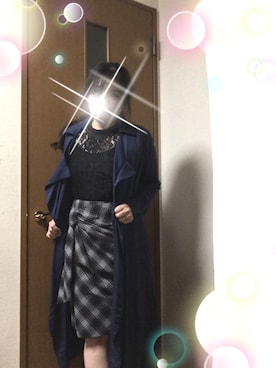 「Roomy's（ルーミーズ）のアイテム（トレンチコート）」を使った、さち(=^ェ^=)さん（レディース・153cm）の秋コーディネート