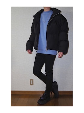 「G.O.C（ジーオーシー）のアイテム（ダウンジャケット/コート）」を使った、りょうはさん（メンズ・175cm）の冬コーディネート