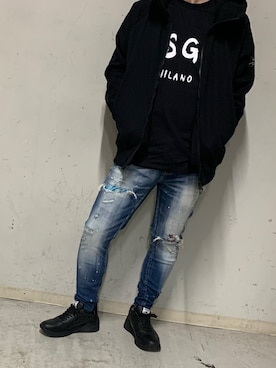 「アトランティックスターズ」｜yuto。さん（メンズ・169cm）の春コーディネート