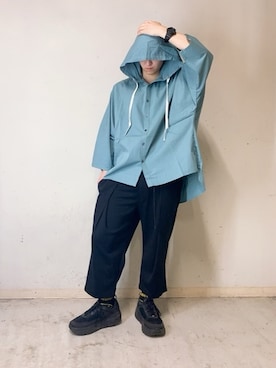 「OURET（オーレット）のアイテム（パンツ）」を使った、yuto。さん（メンズ・169cm）の夏コーディネート