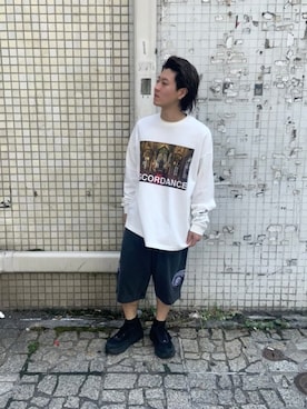 「ビーセカンド」｜「アイテム（パンツ）」を使った、yuto。さん（メンズ・169cm）の夏コーディネート