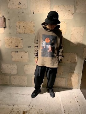 「ビーセカンド」｜「アイテム（パンツ）」を使った、yuto。さん（メンズ・169cm）の秋コーディネート