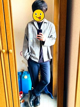 「KANGOL」｜「アイテム（その他アウター）」を使った、Doggさん（メンズ・178cm）の春コーディネート