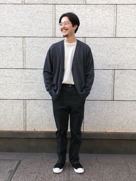 福田竜生さん（メンズ・176cm）の冬コーディネート