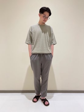 「ベーシック/トラッド」｜福田竜生さん（メンズ・176cm）の夏コーディネート