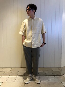 「ベーシック/トラッド」｜福田竜生さん（メンズ・176cm）の夏コーディネート