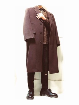 藍さん(メンズ・176cm)の冬コーディネート