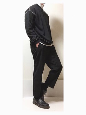 藍さん（メンズ・176cm）の春コーディネート