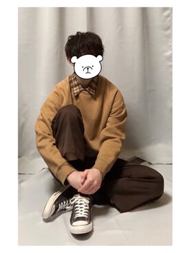 藍さん（メンズ・176cm）の春コーディネート