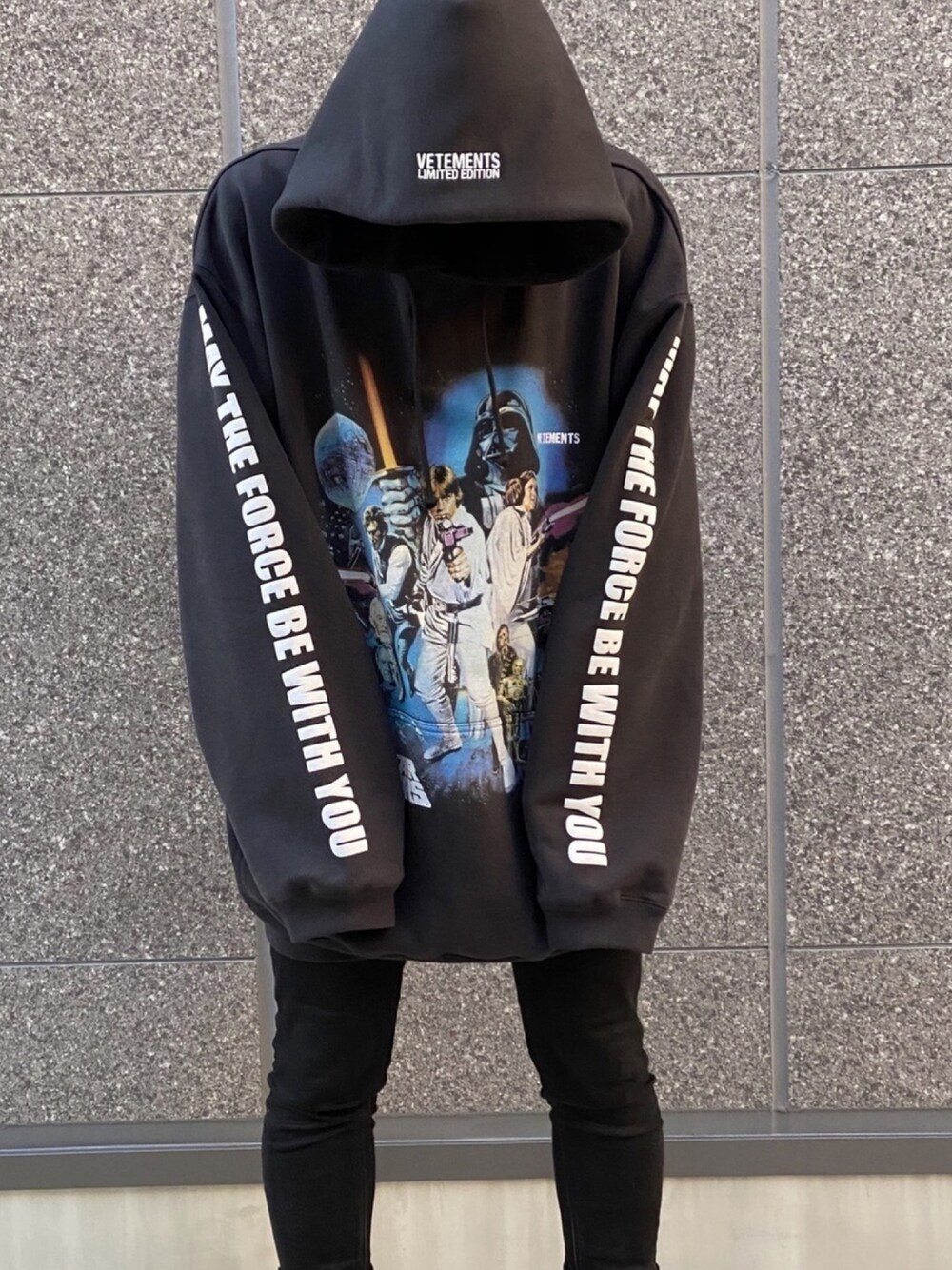 ヴェトモン スターウォーズ フーデッドロングスリーブ パーカー オーバーサイズ ヴェトモン スターウォーズ フーデッドロングスリーブ パーカー