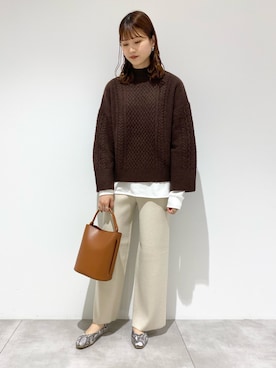 aさん（レディース・168cm）の冬コーディネート