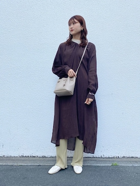 aさん（レディース・168cm）の冬コーディネート