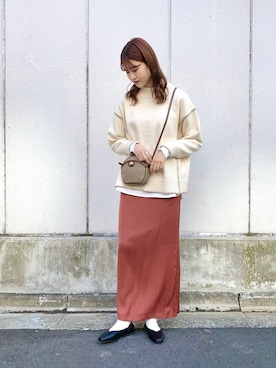 白ニット のレディース人気ファッションコーディネート 季節 12月 2月 Wear