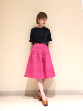 「アイテム（パンプス）」を使った、kurumi kawagoeさん（レディース・155cm・20代）の春コーディネート