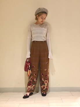 kurumi kawagoeさん(レディース・155cm)の秋コーディネート