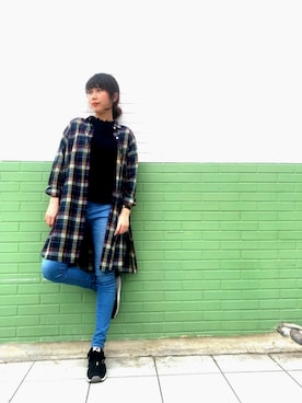 Mandy Yangさん（レディース・164cm）の秋コーディネート