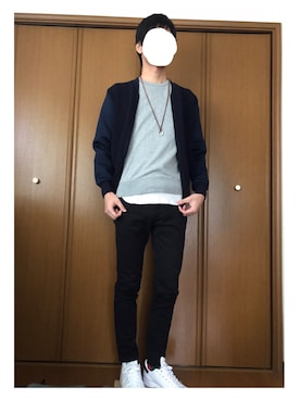 「BLISS POINT（ブリスポイント）のアイテム」を使った、hiratakaさん（メンズ・181cm）の春コーディネート