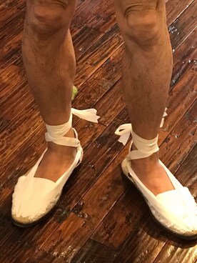 「HAVERSACK」｜「アイテム（その他シューズ）」を使った、あんずさん（レディース・158cm）の夏コーディネート